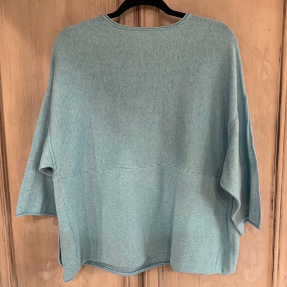 Pure Jill Sea Mist Cotton Cashmere Sweater Sz XS - Picture 9 of 9